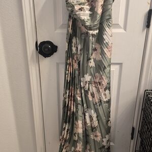Abercrombie & Fitch Satin Floral Dress